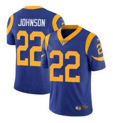 Youth Nike Los Angeles Rams #22 Trumaine Johnson Royal Blue Alternate Vapor Untouchable Limited Player NFL Jersey