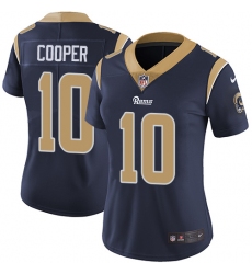 Women's Nike Los Angeles Rams #10 Pharoh Cooper Navy Blue Team Color Vapor Untouchable Limited Player NFL Jersey