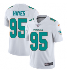 Youth Nike Miami Dolphins #95 William Hayes White Vapor Untouchable Limited Player NFL Jersey