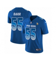 Youth Nike Minnesota Vikings #55 Anthony Barr Limited Royal Blue NFC 2019 Pro Bowl NFL Jersey