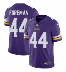Youth Nike Minnesota Vikings #44 Chuck Foreman Purple Team Color Vapor Untouchable Limited Player NFL Jersey