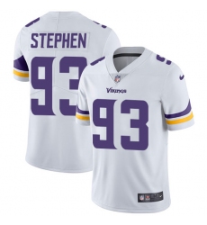 Men's Nike Minnesota Vikings #93 Shamar Stephen White Vapor Untouchable Limited Player NFL Jersey