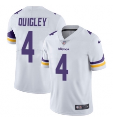 Youth Nike Minnesota Vikings #4 Ryan Quigley White Vapor Untouchable Limited Player NFL Jersey