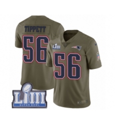 Men's Nike New England Patriots #60 David Andrews Limited Camo 2018 Salute to Service NFL Jersey