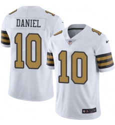 Men's Nike New Orleans Saints #10 Chase Daniel Limited White Rush Vapor Untouchable NFL Jersey