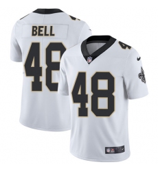Men's Nike New Orleans Saints #48 Vonn Bell White Vapor Untouchable Limited Player NFL Jersey