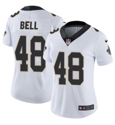 Women's Nike New Orleans Saints #48 Vonn Bell White Vapor Untouchable Limited Player NFL Jersey