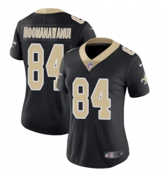 Women's Nike New Orleans Saints #84 Michael Hoomanawanui Black Team Color Vapor Untouchable Limited Player NFL Jersey