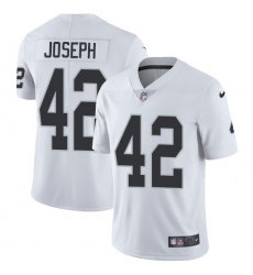 Youth Nike Oakland Raiders #42 Karl Joseph White Vapor Untouchable Limited Player NFL Jersey