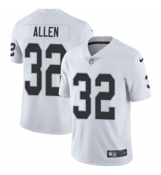 Men's Nike Oakland Raiders #32 Marcus Allen White Vapor Untouchable Limited Player NFL Jersey