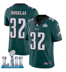 Men's Nike Philadelphia Eagles #32 Rasul Douglas Midnight Green Team Color Vapor Untouchable Limited Player Super Bowl LII NFL Jersey