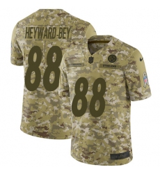Youth Nike Pittsburgh Steelers #88 Darrius Heyward-Bey Limited Camo 2018 Salute to Service NFL Jersey