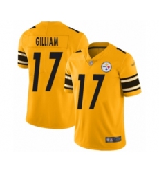 Youth Pittsburgh Steelers #17 Joe Gilliam Limited Gold Inverted Legend Football Jersey