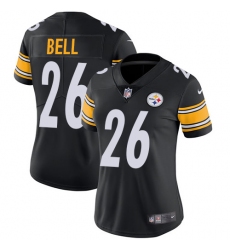 Women's Nike Pittsburgh Steelers #26 Le'Veon Bell Black Team Color Vapor Untouchable Limited Player NFL Jersey