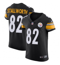 Men's Nike Pittsburgh Steelers #82 John Stallworth Black Team Color Vapor Untouchable Elite Player NFL Jersey