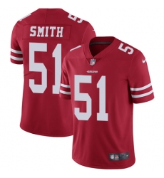 Men's Nike San Francisco 49ers #51 Malcolm Smith Red Team Color Vapor Untouchable Limited Player NFL Jersey
