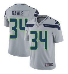 Youth Nike Seattle Seahawks #34 Thomas Rawls Grey Alternate Vapor Untouchable Limited Player NFL Jersey