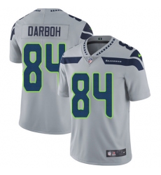 Youth Nike Seattle Seahawks #84 Amara Darboh Grey Alternate Vapor Untouchable Limited Player NFL Jersey