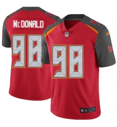Men's Nike Tampa Bay Buccaneers #98 Clinton McDonald Red Team Color Vapor Untouchable Limited Player NFL Jersey