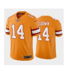 Men's Tampa Bay Buccaneers #14 Chris Godwin Orange Vapor Untouchable Limited Stitched Jersey