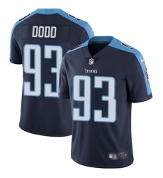 Men's Nike Tennessee Titans #93 Kevin Dodd Navy Blue Alternate Vapor Untouchable Limited Player NFL Jersey