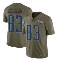 Youth Nike Tennessee Titans #83 Harry Douglas Limited Olive 2017 Salute to Service NFL Jersey