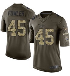 Youth Nike Tennessee Titans #45 Jalston Fowler Elite Green Salute to Service NFL Jersey