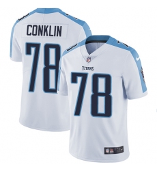 Men's Nike Tennessee Titans #78 Jack Conklin White Vapor Untouchable Limited Player NFL Jersey