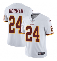 Youth Nike Washington Redskins #24 Josh Norman White Vapor Untouchable Limited Player NFL Jersey