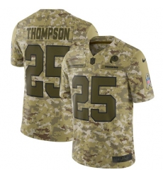 Youth Nike Washington Redskins #25 Chris Thompson Limited Camo 2018 Salute to Service NFL Jersey