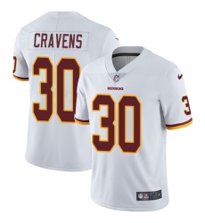 Men's Nike Washington Redskins #30 Su'a Cravens White Vapor Untouchable Limited Player NFL Jersey