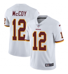 Men's Nike Washington Redskins #12 Colt McCoy White Vapor Untouchable Limited Player NFL Jersey