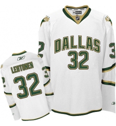 Men's Reebok Dallas Stars #32 Kari Lehtonen Authentic White Third NHL Jersey