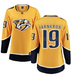 Women's Nashville Predators #19 Calle Jarnkrok Fanatics Branded Gold Home Breakaway NHL Jersey