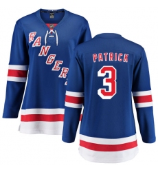 Women's New York Rangers #3 James Patrick Fanatics Branded Royal Blue Home Breakaway NHL Jersey