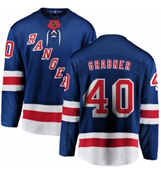 Men's New York Rangers #40 Michael Grabner Fanatics Branded Royal Blue Home Breakaway NHL Jersey