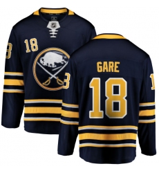 Men's Buffalo Sabres #18 Danny Gare Fanatics Branded Navy Blue Home Breakaway NHL Jersey