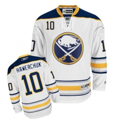 Women's Reebok Buffalo Sabres #10 Dale Hawerchuk Authentic White Away NHL Jersey
