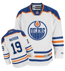Youth Reebok Edmonton Oilers #19 Patrick Maroon Authentic White Away NHL Jersey
