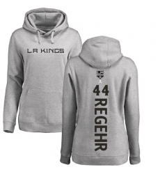 NHL Women's Adidas Los Angeles Kings #44 Robyn Regehr Ash Backer Pullover Hoodie