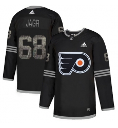 Men's Adidas Philadelphia Flyers #68 Jaromir Jagr Black Authentic Classic Stitched NHL Jersey