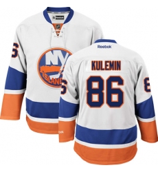 Men's Reebok New York Islanders #86 Nikolay Kulemin Authentic White Away NHL Jersey