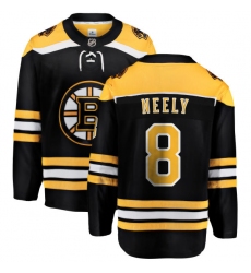 Youth Boston Bruins #8 Cam Neely Authentic Black Home Fanatics Branded Breakaway NHL Jersey