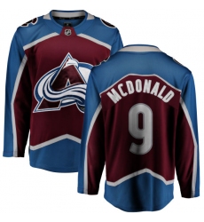 Youth Colorado Avalanche #9 Lanny McDonald Fanatics Branded Maroon Home Breakaway NHL Jersey
