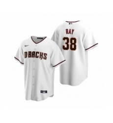 Men's Arizona Diamondbacks #38 Robbie Ray Nike White Replica Home Jersey