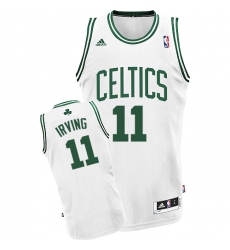 Women's Adidas Boston Celtics #11 Kyrie Irving Swingman White Home NBA Jersey