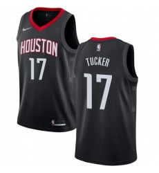 Women's Nike Houston Rockets #17 PJ Tucker Swingman Black NBA Jersey Statement Edition