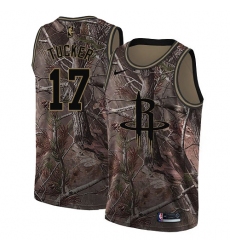 Youth Nike Houston Rockets #17 PJ Tucker Swingman Camo Realtree Collection NBA Jersey
