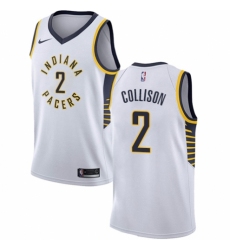 Youth Nike Indiana Pacers #2 Darren Collison Swingman White NBA Jersey - Association Edition