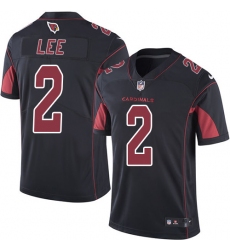 Men's Nike Arizona Cardinals #2 Andy Lee Elite Black Rush Vapor Untouchable NFL Jersey